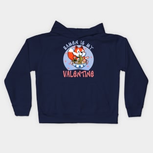 Ramen is my Valentine Kids Hoodie